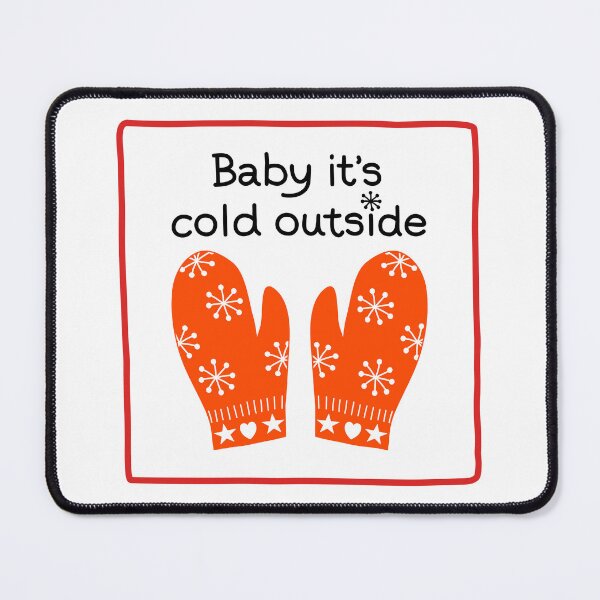 Item preview, Baby It's Cold Outside Winter Mittens with Snowflakes designed and sold by Stick People Designs.