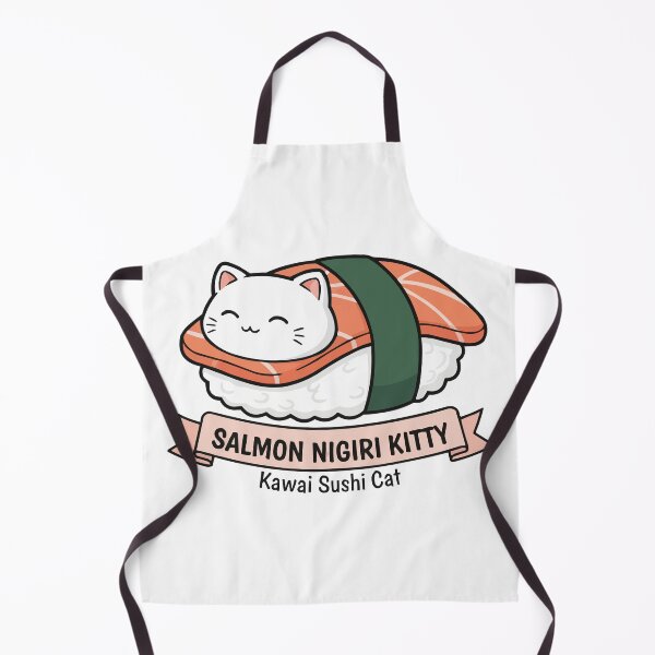 Item preview, Salmon Nigiri Kitty – Kawaii Sushi Cat designed and sold by Petzzz.
