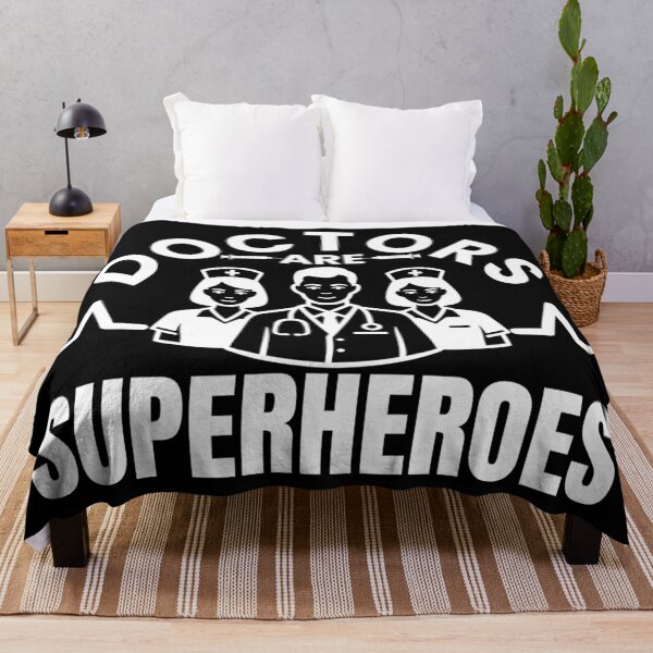 Item preview, Doctors Are Superheroes – Inspirational Medical Hero Quote Design designed and sold by Teetreasure2.