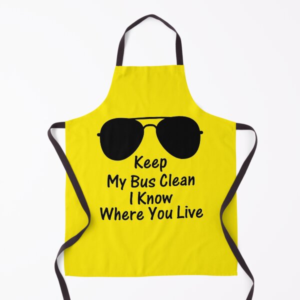 Item preview, Keep My Bus Clean I Know Where You Live - Funny Bus Driver designed and sold by gunaone-design.