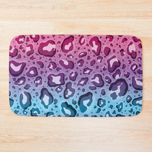 Item preview, Pink Purple Blue Gradiant Cheetah Print designed and sold by Goolsby-Designs.