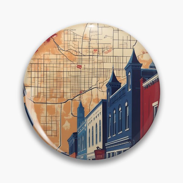 Item preview, Pine Bluff Arkansas USA Vintage Travel Tourism designed and sold by TravelersGems.