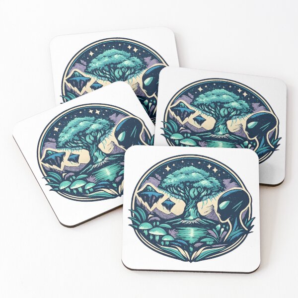 Item preview, Vintage Alien World – Retro Sci-Fi Nature Logo designed and sold by Dax Studio.