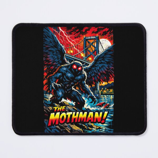 Item preview, The Mothman Comic Art designed and sold by GhoulishGraphX.