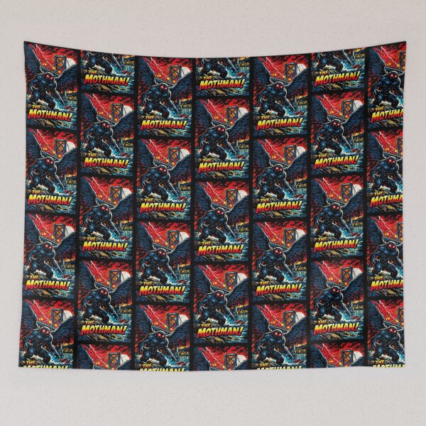 Item preview, The Mothman Comic Art designed and sold by GhoulishGraphX.