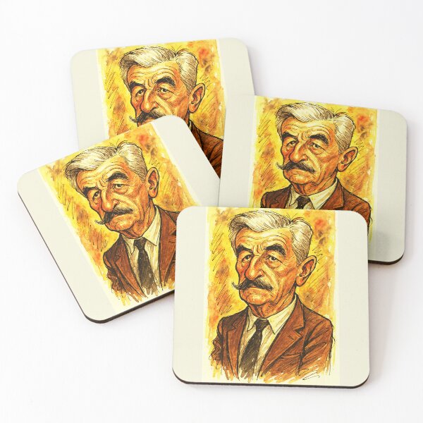 Item preview, William Faulkner Literary Legend Caricature designed and sold by Sarcastic designs.