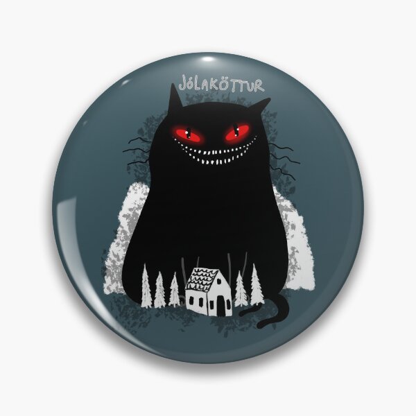 Item preview, Pooky Jólakötturinn designed and sold by KilkennyCat Art.