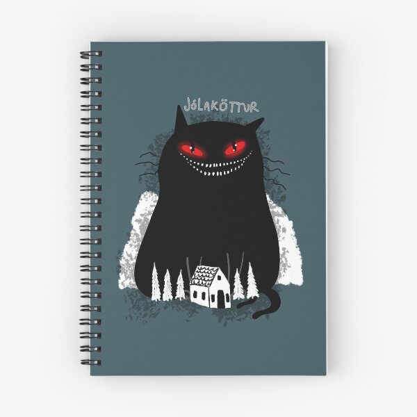 Item preview, Pooky Jólakötturinn designed and sold by KilkennyCat Art.