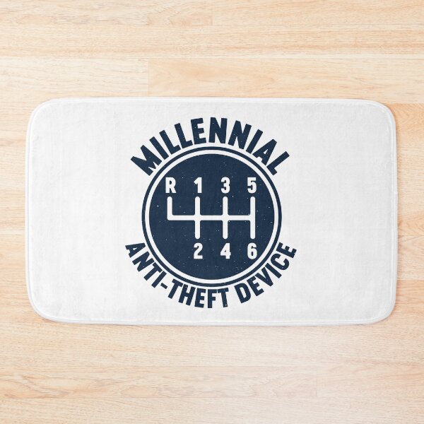 Item preview, Millennial Anti-Theft Device – Stick Shift Manual Car Humor designed and sold by gunaone-design.