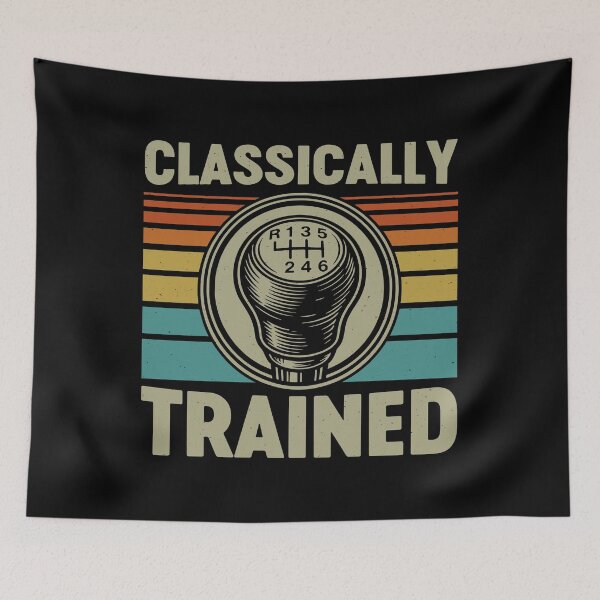 Item preview, Classically-Trained Funny Manual Transmission Car Guy designed and sold by gunaone-design.