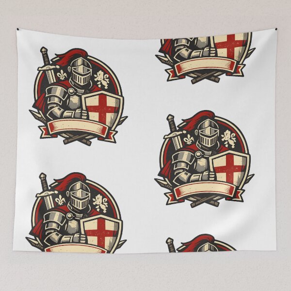 Item preview, Vintage Knight – Retro Medieval Warrior Logo designed and sold by Dax Studio.