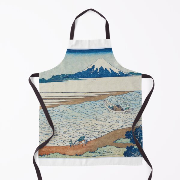 Item preview, Mount Fuji from the Tama River - Vintage Japanese Landscape Print designed and sold by Open Canvas.