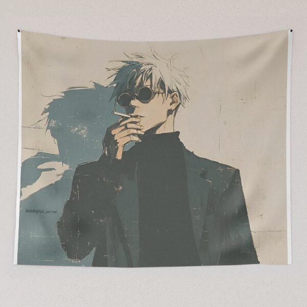 Item preview, Smoked Silence – Dark Anime Noir Aesthetic designed and sold by Dyan4.