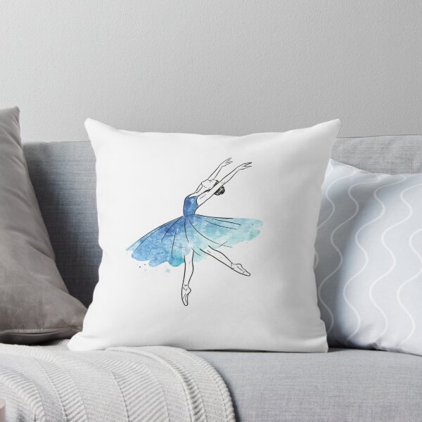 Item preview, Cute ballerina figure, watercolor designed and sold by PatternFly.