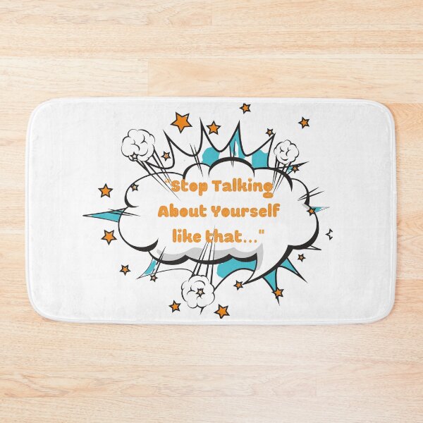 Item preview, Stop Talking About Yourself Like That | 1970s Retro Pop Art Speech Bubble designed and sold by PaisleyMarten.