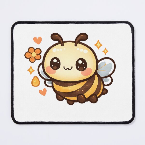 Item preview, Kawaii Bee – Cute Retro Honeybee Logo designed and sold by Dax Studio.