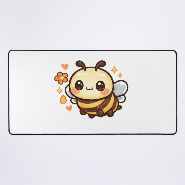 Item preview, Kawaii Bee – Cute Retro Honeybee Logo designed and sold by Dax Studio.
