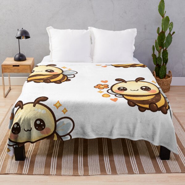 Item preview, Kawaii Bee – Cute Retro Honeybee Logo designed and sold by Dax Studio.