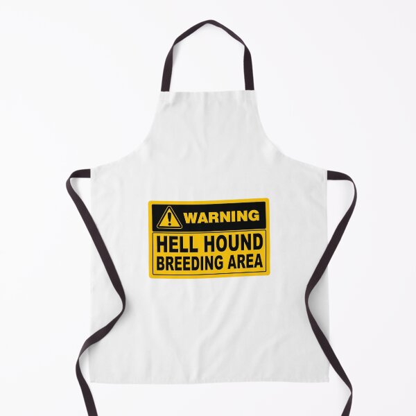 Item preview, Warning; Hellhound; Breeding Area; designed and sold by StickerApe.