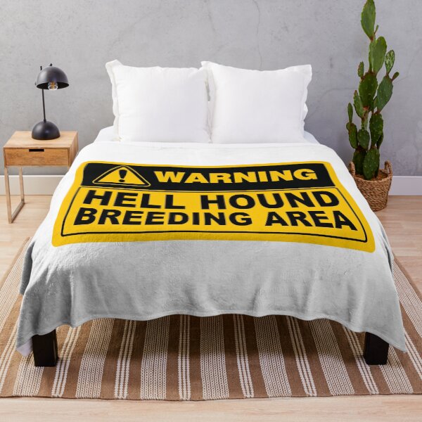 Item preview, Warning; Hellhound; Breeding Area; designed and sold by StickerApe.