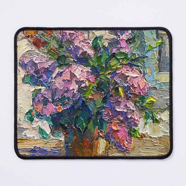 Item preview, Oksana Ivanyuk: Lilacs on a Bench designed and sold by ukrainianvin.