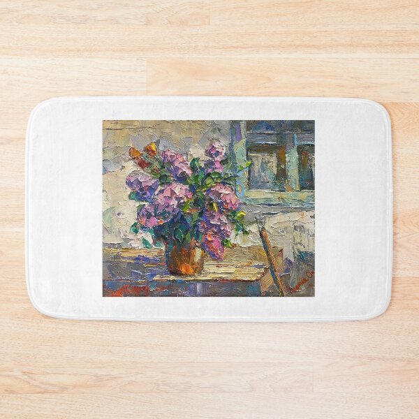 Item preview, Oksana Ivanyuk: Lilacs on a Bench designed and sold by ukrainianvin.