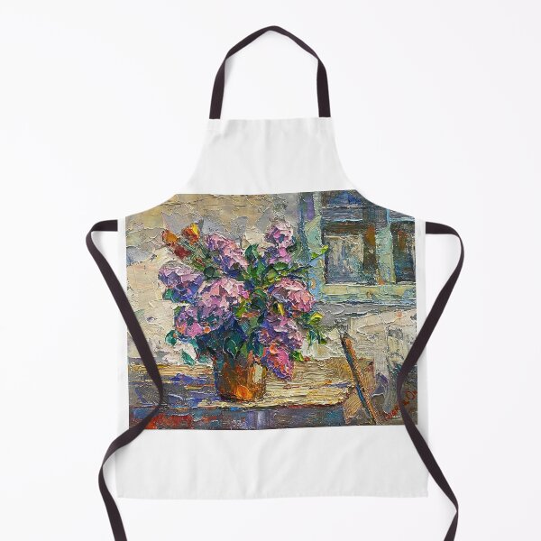 Item preview, Oksana Ivanyuk: Lilacs on a Bench designed and sold by ukrainianvin.
