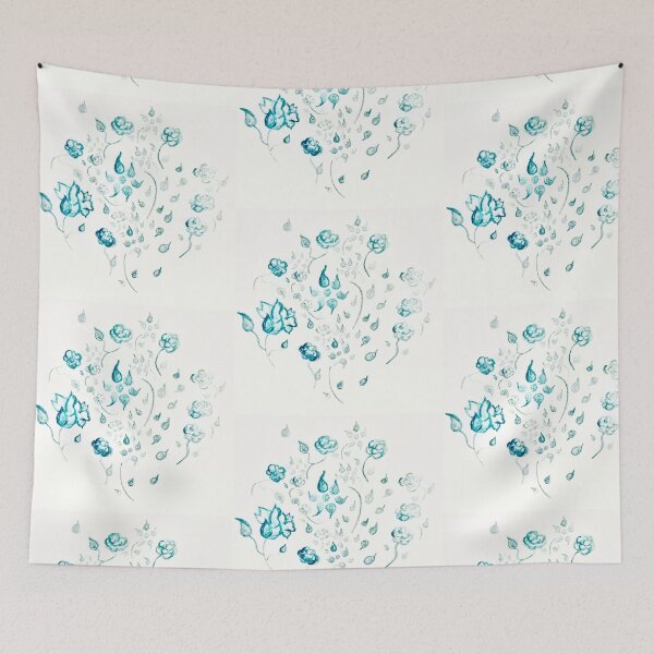 Item preview, Small Greenish Blue Wild Flowers by ElitebyElise  designed and sold by ElitebyElise.