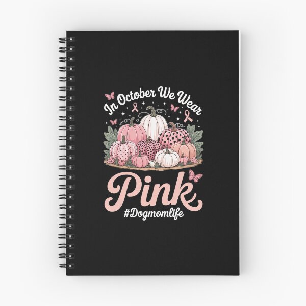 Item preview, in October We Wear Pink Breast Cancer Awareness Dog Mom Life  designed and sold by RsFilsingerArt.