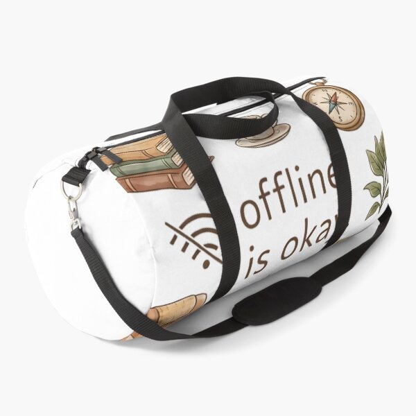 Item preview, Offline Is Okay – Cozy Slow Living Digital Detox Quote designed and sold by SoulenCify.