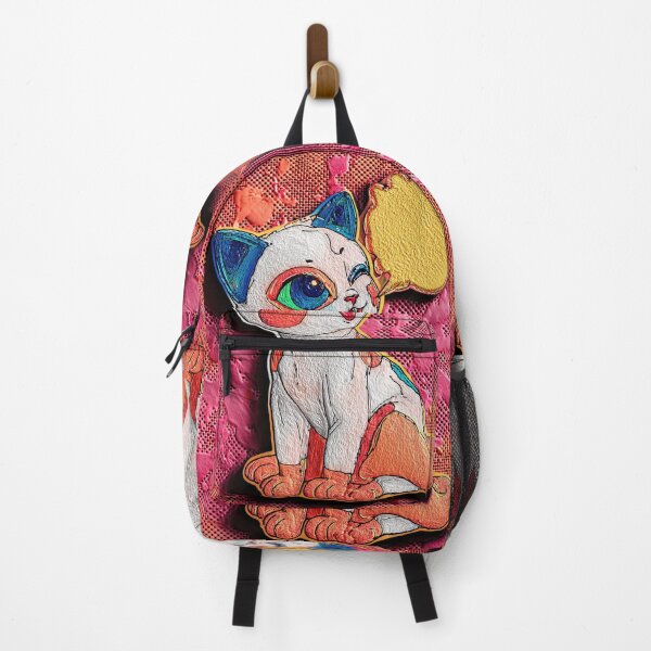 Item preview, Cute Comic Kitten with Speech Bubble Illustration designed and sold by Grafititee.