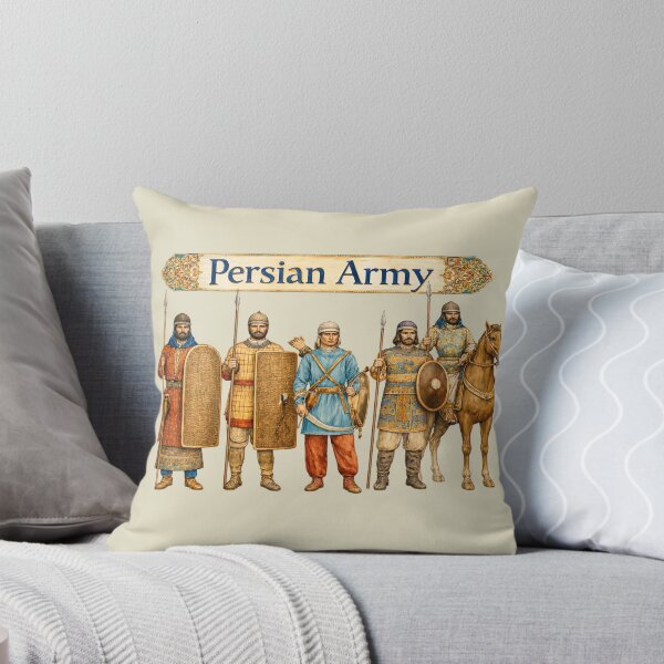Item preview, Persian Army Ancient Warrior Illustration designed and sold by Retr0Tshirts.