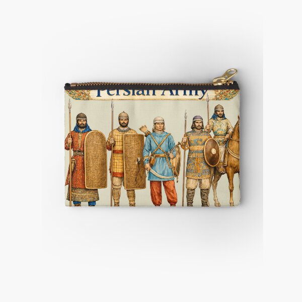 Item preview, Persian Army Ancient Warrior Illustration designed and sold by Retr0Tshirts.