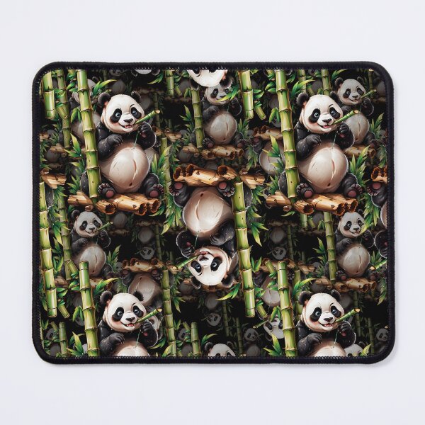 Item preview, Panda On Bamboo Pattern Design designed and sold by PatternTitan.