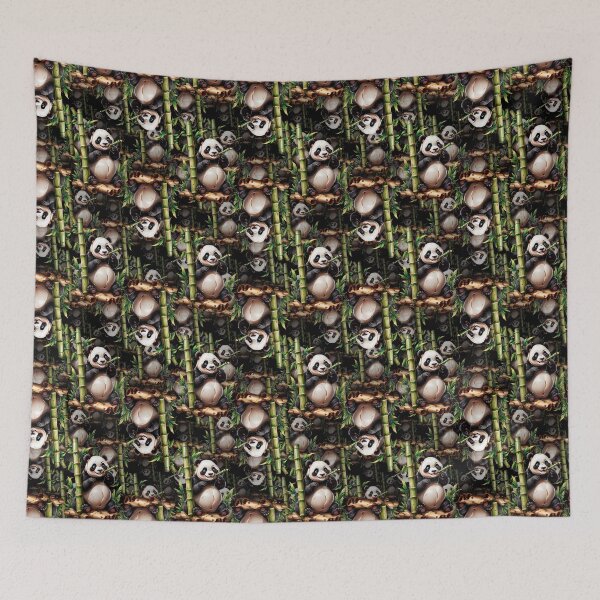 Item preview, Panda On Bamboo Pattern Design  designed and sold by PatternTitan.