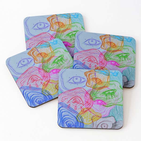 Item preview, RESONATION Wavy Colourful Eyes Design  designed and sold by Wildcard_Designs.
