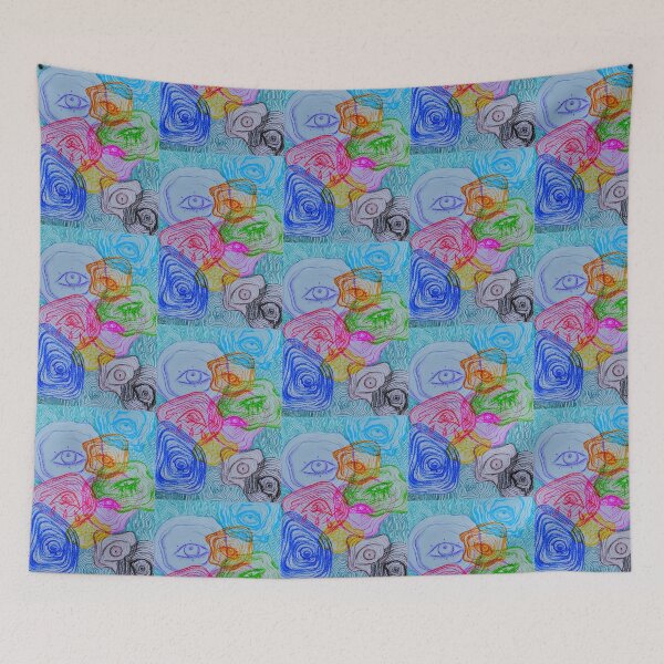 Item preview, RESONATION Wavy Colourful Eyes Design  designed and sold by Wildcard_Designs.
