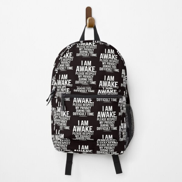 Item preview, I Am Awake Please Respect My Privacy – Funny Saying for Sarcasm Lovers designed and sold by Redgiant87x.