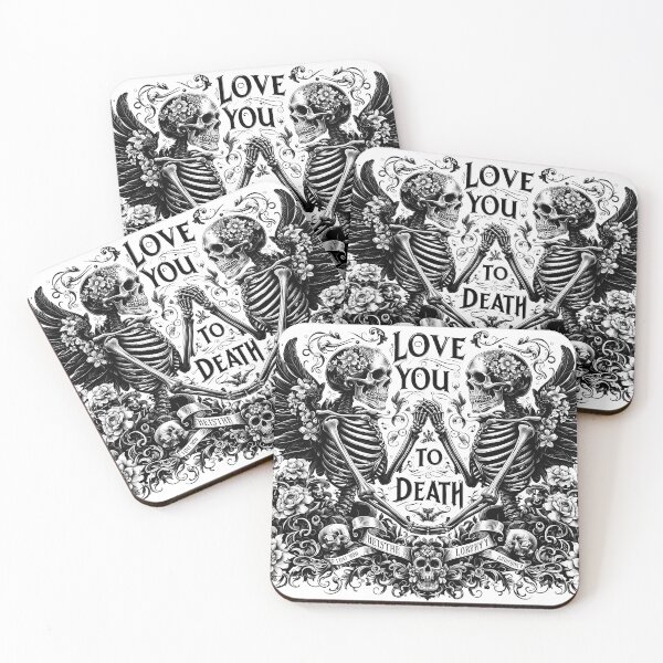 Item preview, Love You To Death Skeleton designed and sold by oynipshop.