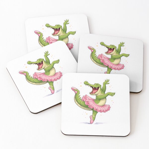 Item preview, Happy Crocodile Ballerina  designed and sold by PatternFly.