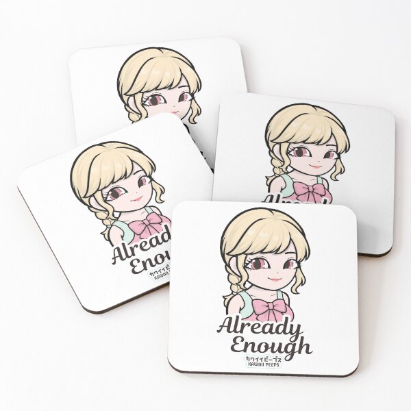 Item preview, Pastel Power Crew Already Enough Pastel Kawaii Self Care Design designed and sold by P-L-Sardines.