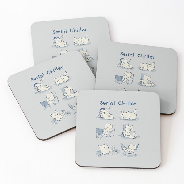 Item preview, Serial Chiller Cat designed and sold by World Domination For Cats ®.