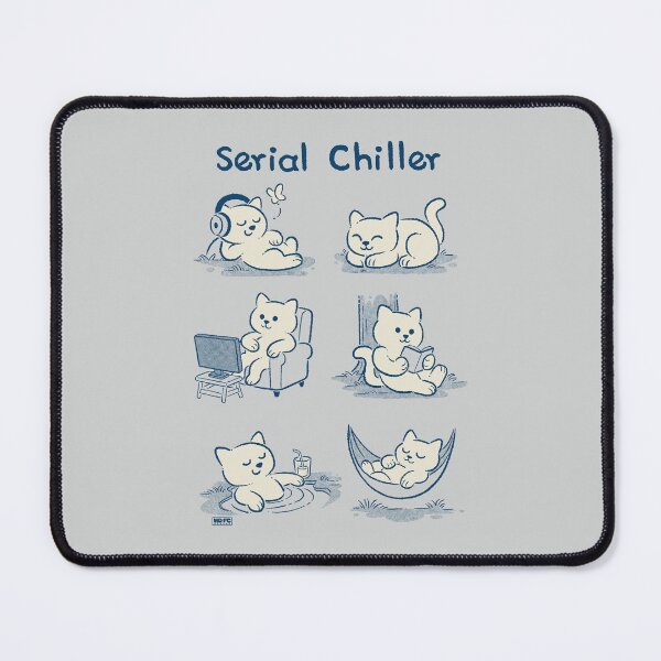 Item preview, Serial Chiller Cat designed and sold by World Domination For Cats ®.