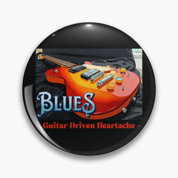 Item preview, BLUES—Guitar-Driven Heartache designed and sold by ActOutTees.