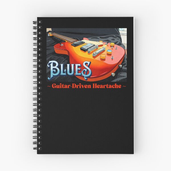 Item preview, BLUES—Guitar-Driven Heartache designed and sold by ActOutTees.