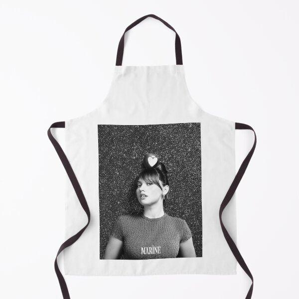 Item preview, Marine Delplace - Apple Red Portrait (black and white) designed and sold by PYXOO.