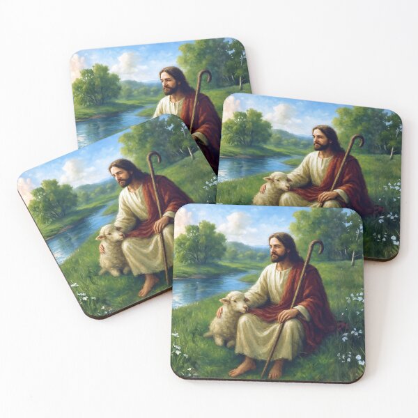 Item preview, Jesus as Shepherd designed and sold by WJ Cozy Creations.
