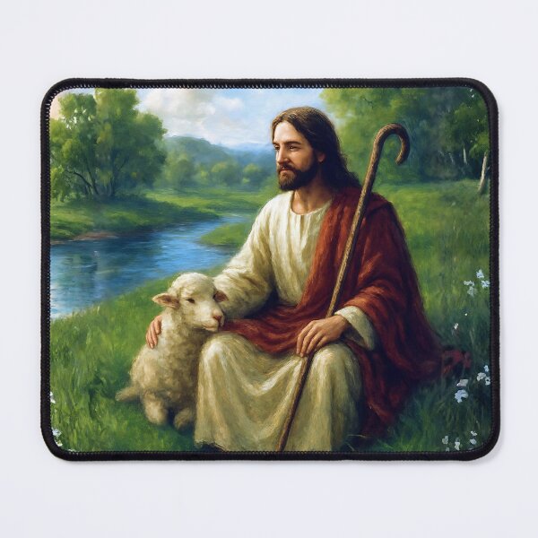 Item preview, Jesus as Shepherd designed and sold by WJ Cozy Creations.