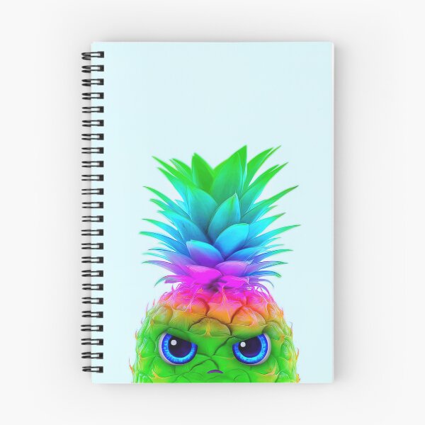 Item preview, Grumpy Neon Pop Pineapple designed and sold by SQSHD-Pineapple.