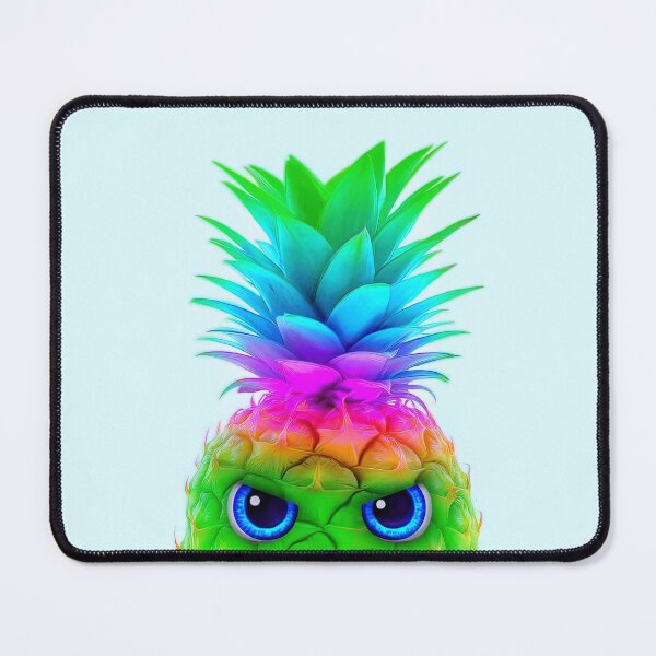 Item preview, Grumpy Neon Pop Pineapple designed and sold by SQSHD-Pineapple.